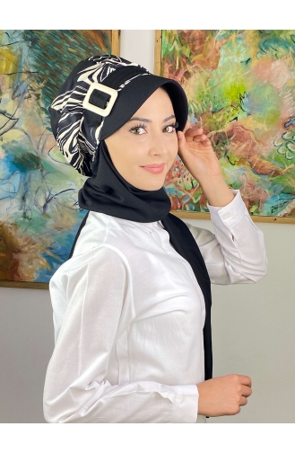 White Ready to Wear Turban 4814MAYŞAP48-01