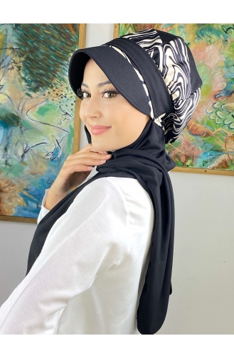 White Ready to Wear Turban 4814MAYŞAP48-01