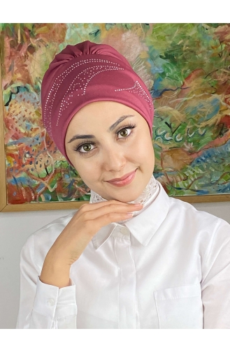 Dunkel-Rose Praktischer Turban 93NZL7052293-10