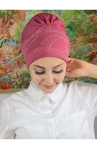 Dunkel-Rose Praktischer Turban 93NZL7052293-10