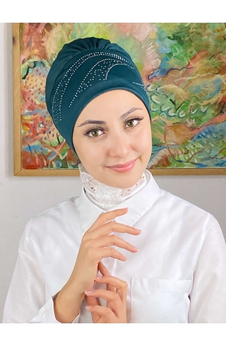 Oil Blue Ready to wear Turban 93NZL7052293-01