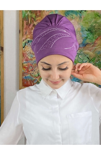 Light Purple Ready to Wear Turban 93NZL7052293-05