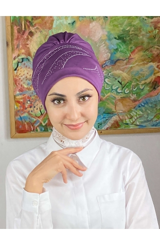 Hellviolett Praktischer Turban 93NZL7052293-05