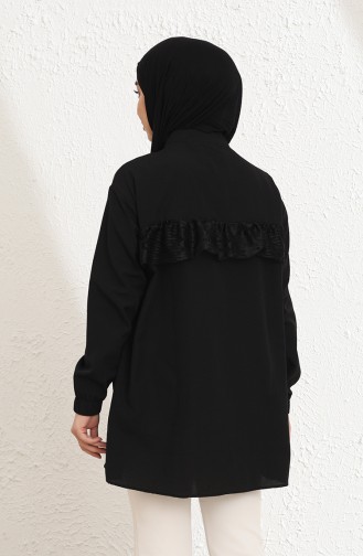 Black Overhemdblouse 15046-01