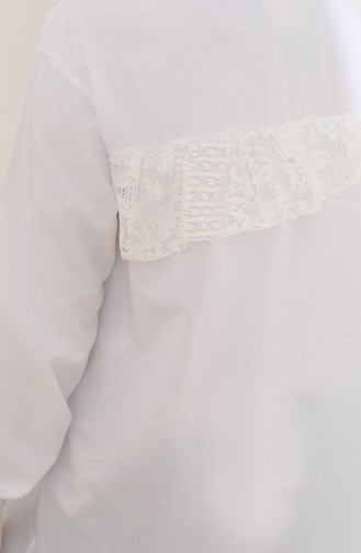 White Overhemdblouse 15046-02