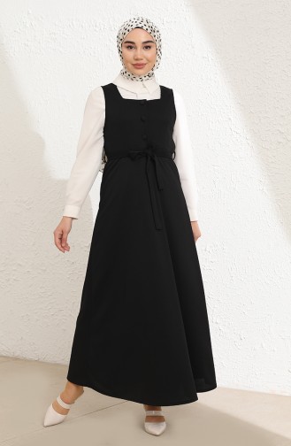 فستان أسود 7130A-02