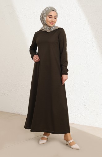Robe Hijab Khaki 1944-02