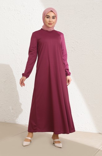 Fuchsia Hijab Dress 1944-07