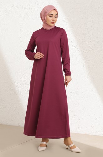 Fuchsia Hijab Dress 1944-07