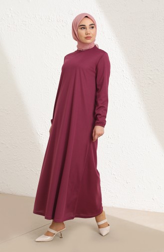 Fuchsia Hijab Dress 1944-07