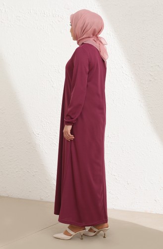 Fuchsia Hijab Dress 1944-07