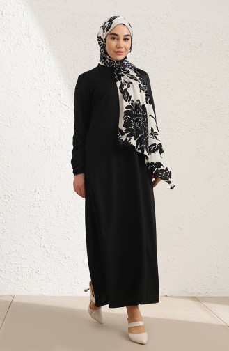 Black Hijab Dress 1944-08