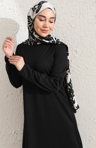 Black Hijab Dress 1944-08