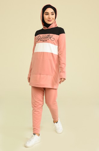 Dusty Rose Tracksuit 2813-03