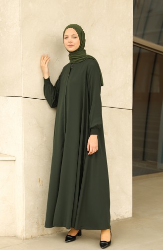 Khaki Abaya 3001-04