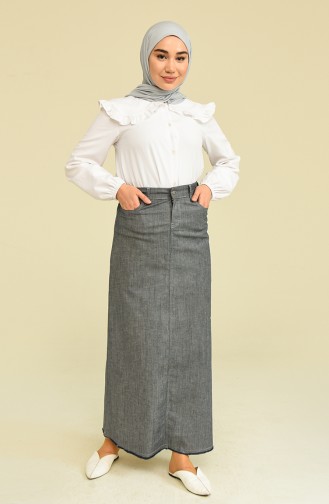 Blue Skirt 9076A-01