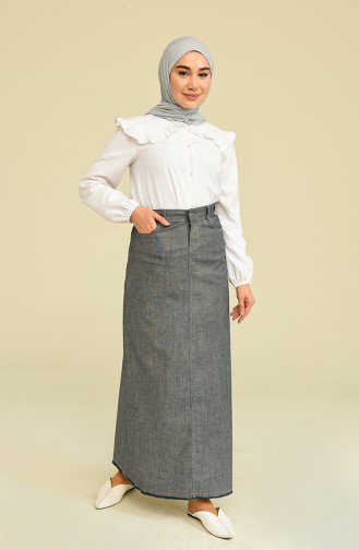 Blue Skirt 9076A-01