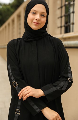 Black Abaya 1345-01