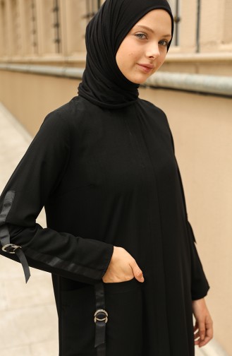 Black Abaya 1345-01