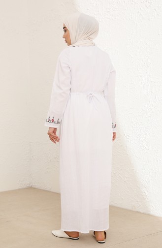 فستان أبيض 0075-02