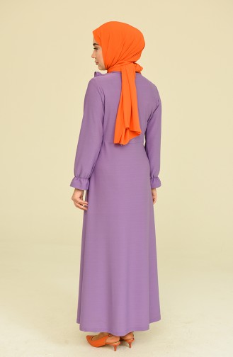 Lila Hijab Kleider 3273-03