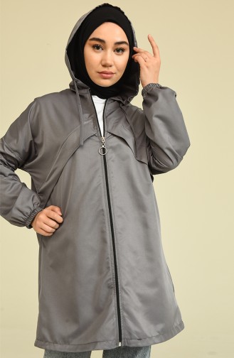 Gray Raincoat 8664-03