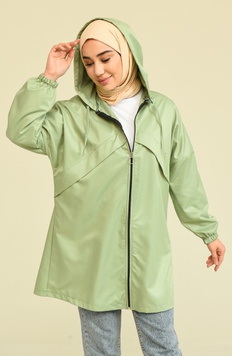 Mint Green Raincoat 8664-07