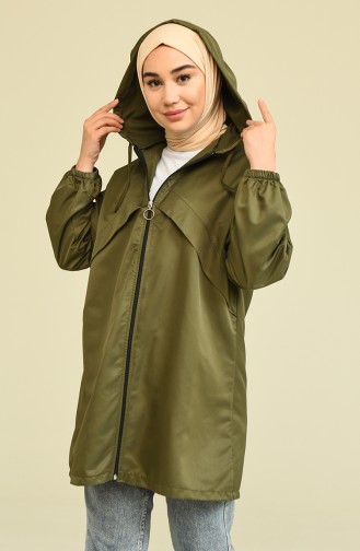 Khaki Raincoat 8664-09