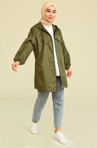 Khaki Raincoat 8664-09