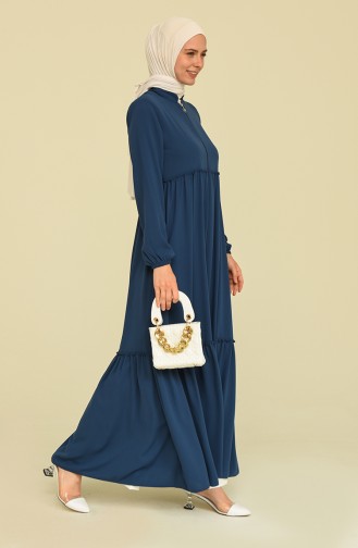 Oil Blue Abaya 5042-05