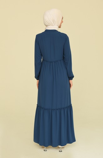 Oil Blue Abaya 5042-05