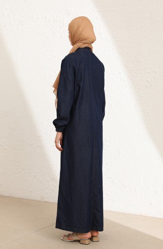 Dunkelblau Abayas 4074-01