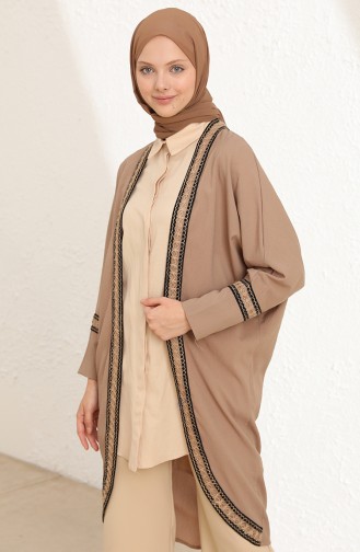 Tofisa Yarasa Kol Abaya 3976-04 Bej