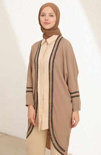 Tofisa Yarasa Kol Abaya 3976-04 Bej
