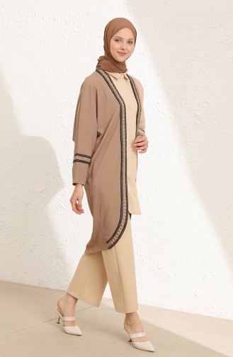 Tofisa Yarasa Kol Abaya 3976-04 Bej