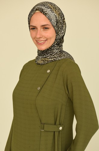 Khaki Abaya 6824-02