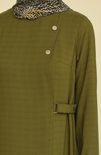 Khaki Abaya 6824-02