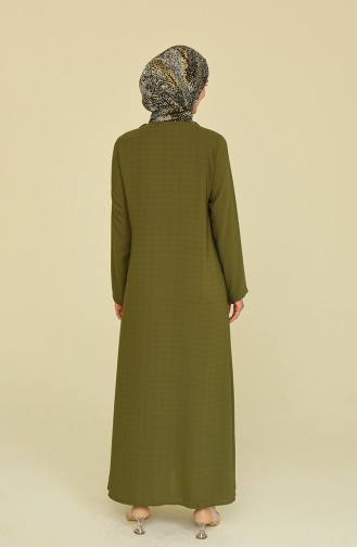 Khaki Abaya 6824-02