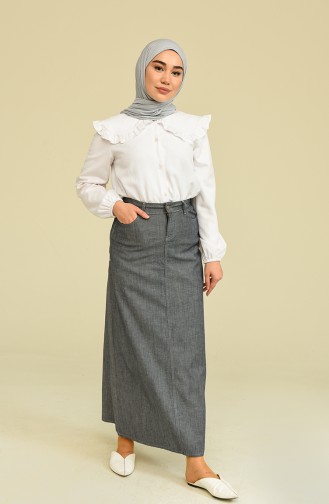 Blue Skirt 9076-01