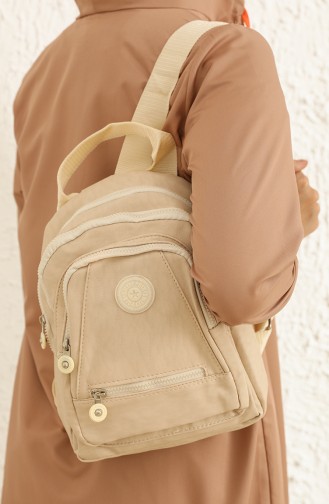 Beige Shoulder Bags 1695-01