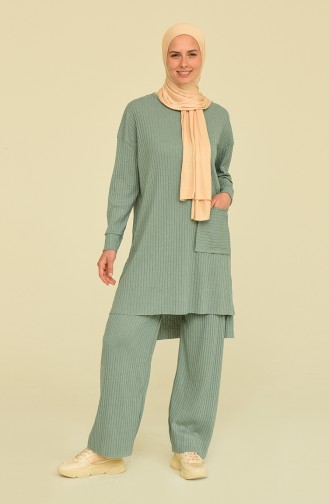 Dark Mint green Suit 7731-18