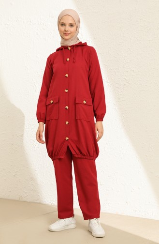 Claret Red Suit 3574-01