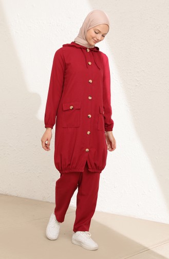 Claret Red Suit 3574-01