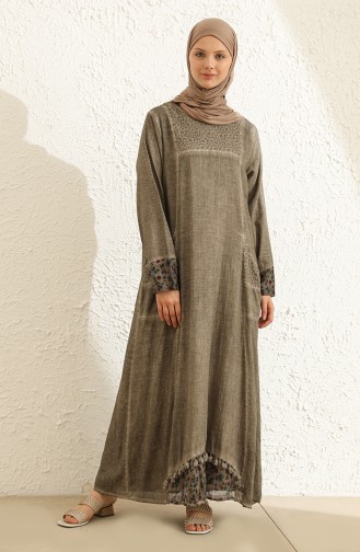 Robe Hijab Beige 9494-02