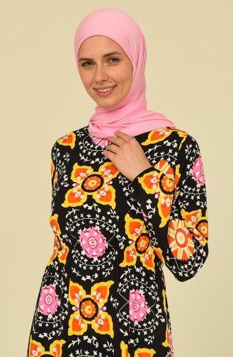 Yellow İslamitische Jurk 85006-01