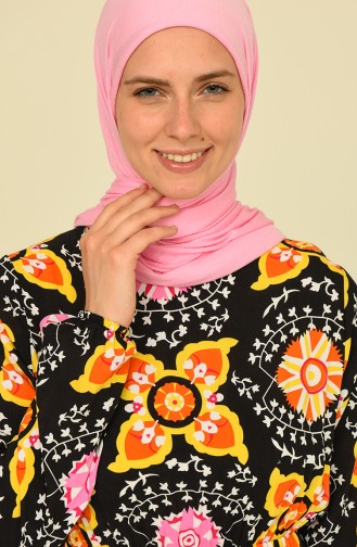 Gelb Hijab Kleider 85006-01