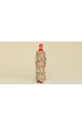 Robe Hijab Vert eau 85006C-01