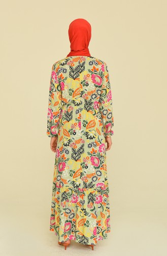 Sea Green Hijab Dress 85006C-01