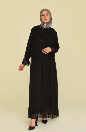 Black İslamitische Jurk 15013-01