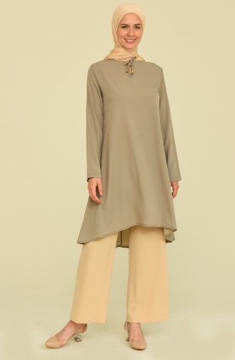 Bağcıklı Tunik 1772-01 Haki